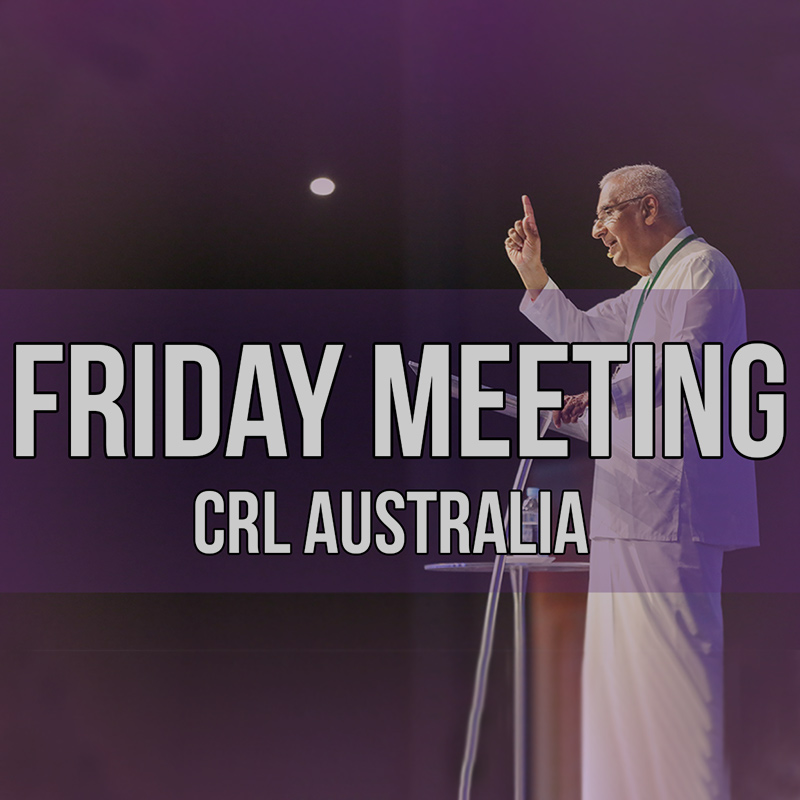 Lalith Perera - Friday Meetings - CRL Australia