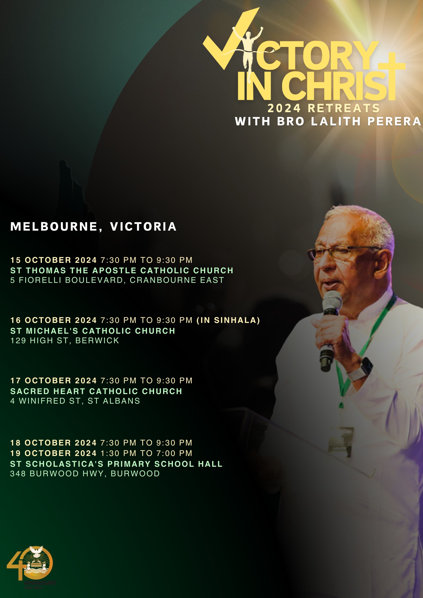 Victory In Christ Retreats – Melbourne